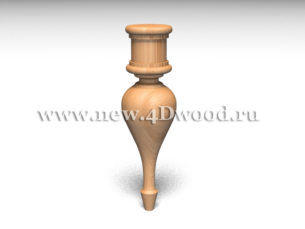 Ножка точеная толстая д200 n230